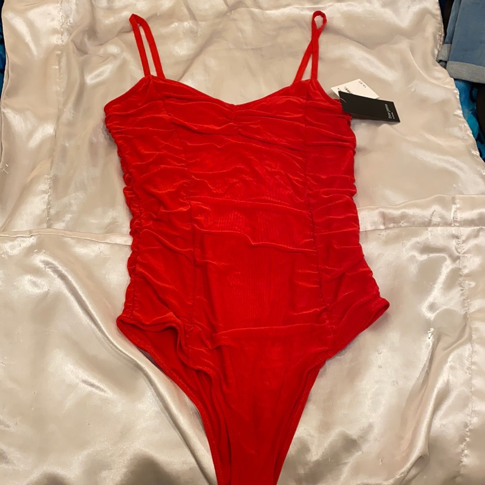Free Press red bodysuit